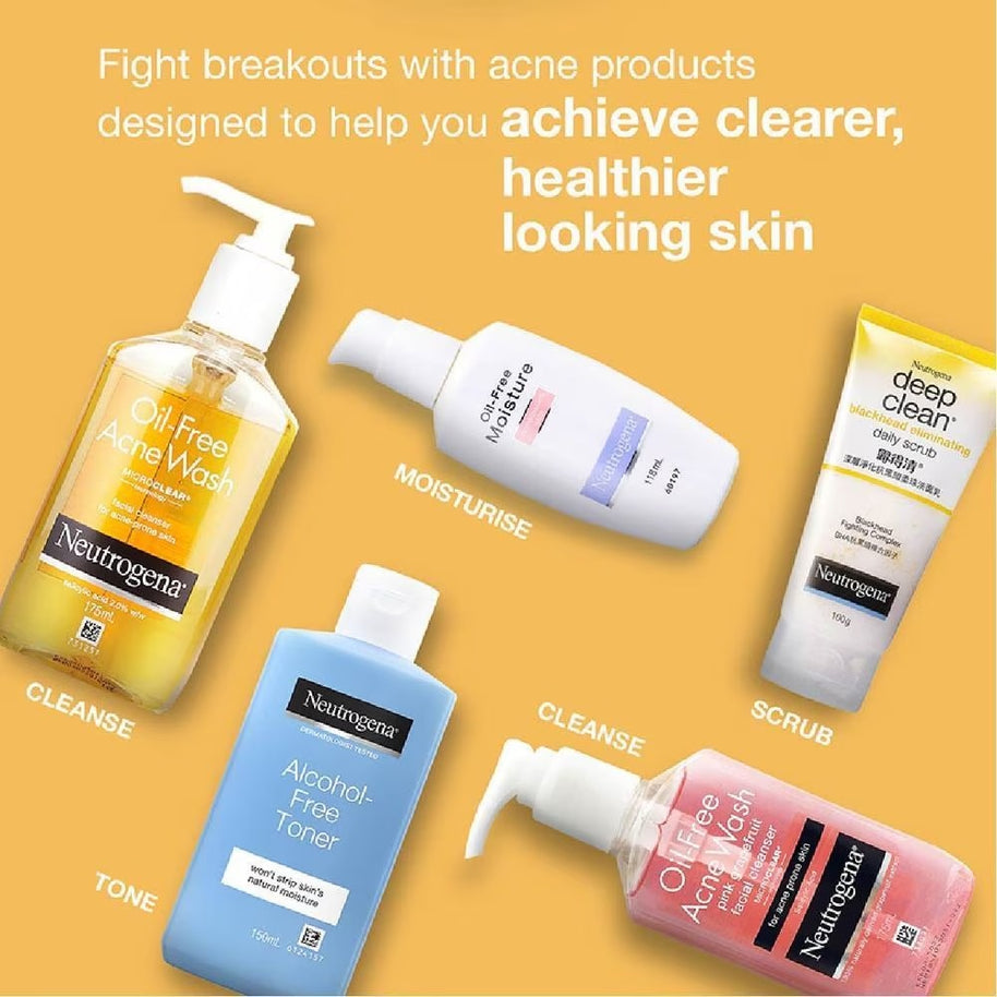 NEUTROGENA Deep Clean Black Head Eliminating Daily Scrub (For Acne Prone Skin)100g