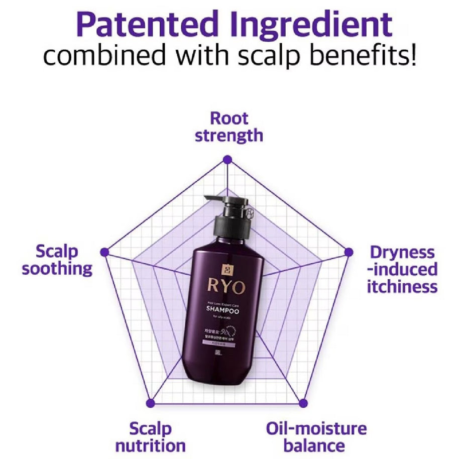 RYO Hair Loss Expert Care Shampoo For Oily Scalp
