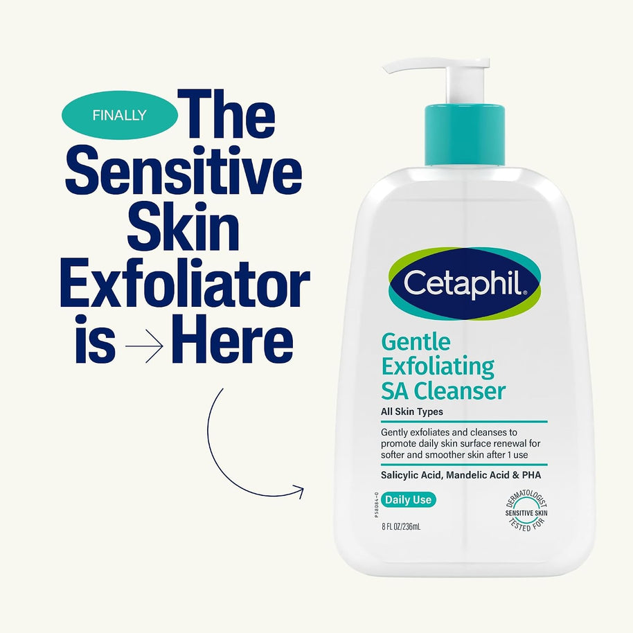 Cetaphil Gentle Exfoliating Salicylic Acid Cleanser 236ml