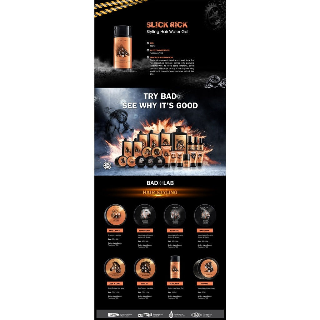 BAD LAB Styling Hair Water Gel Slick Rick 150ml