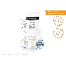 Neutrogena Deep Clean Foaming Cleanser 100g (Scrub/Gentle/Acne/Hydrating/Brightening/Soothing)