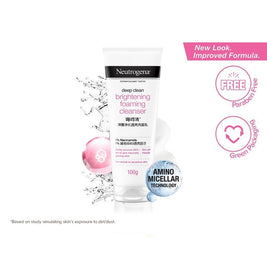 Neutrogena Deep Clean Foaming Cleanser 100g (Scrub/Gentle/Acne/Hydrating/Brightening/Soothing)