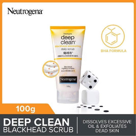 Neutrogena Deep Clean Foaming Cleanser 100g (Scrub/Gentle/Acne/Hydrating/Brightening/Soothing)