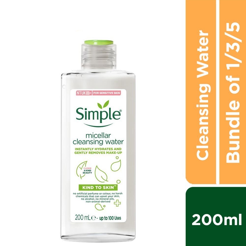 Simple Kind To Skin Micellar Cleansing Water 200ml