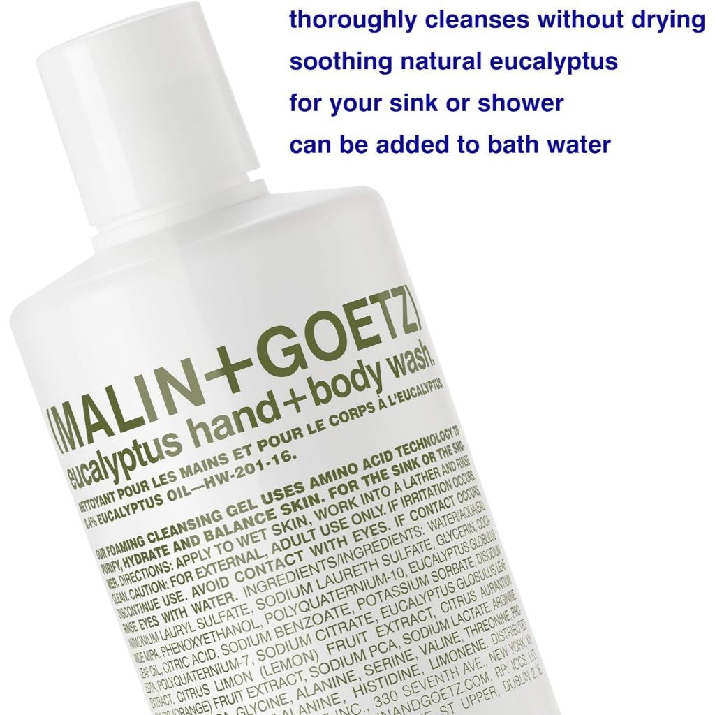 MALIN+GOETZ Eucalyptus Hand+Body Wash 473ml