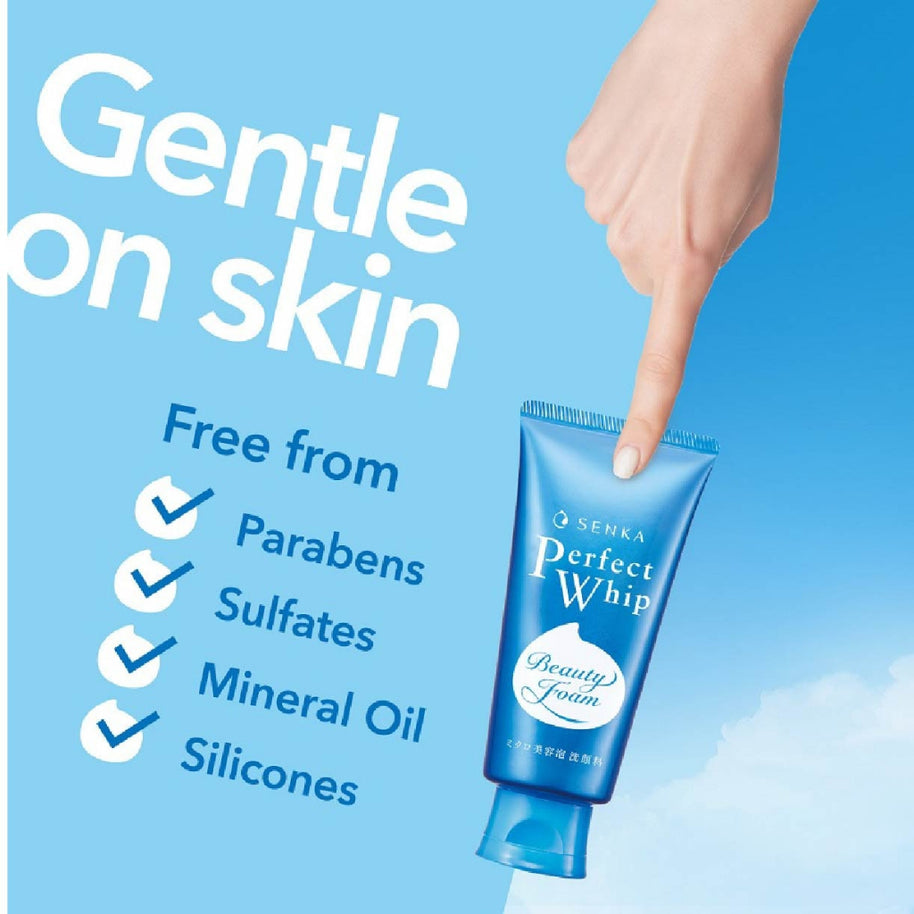 Senka Facial Wash Perfect Whip Normal 120g (JP)