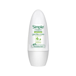 Simple Anti-Perspirant Deodorant Roll-On Gentle Care 45ml - Unfragranced