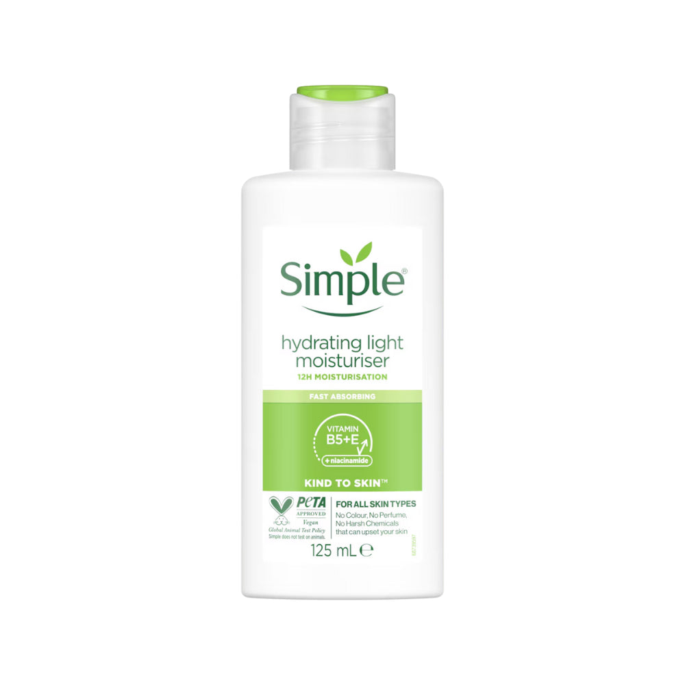 Simple Kind to Skin Moisturiser -  Hydrating Light & Replenishing Rich 125ml