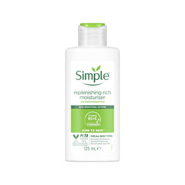 Simple Kind to Skin Moisturiser -  Hydrating Light & Replenishing Rich 125ml