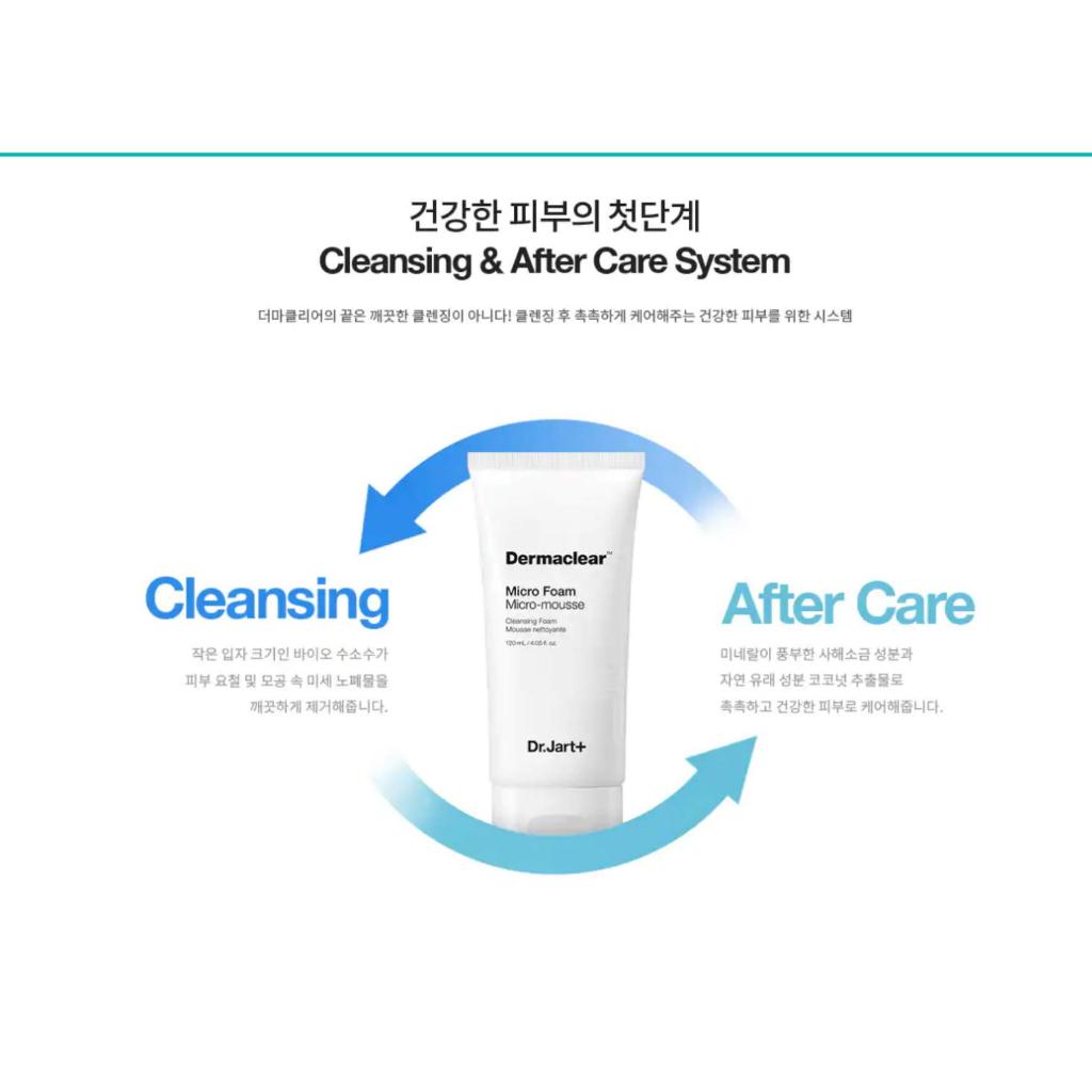 Dr.Jart+ Dermaclear Micro pH Foam Facial Cleanser 120ml