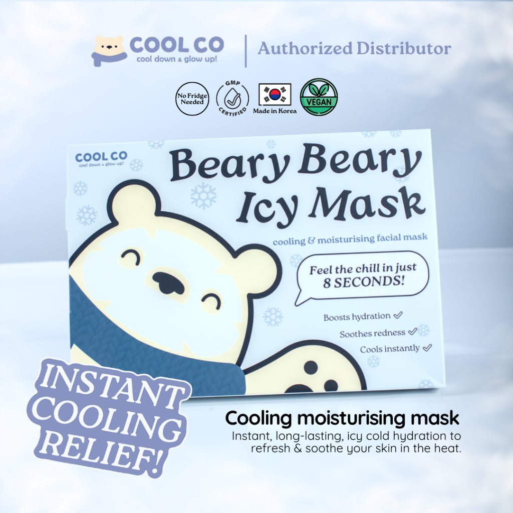 Coolco’s Beary Beary Icy Mask - Cooling Moisturising Mask 5 Sheets