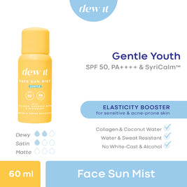 Dew It - Face Sun Mist Gentle SPF 50+ 60g