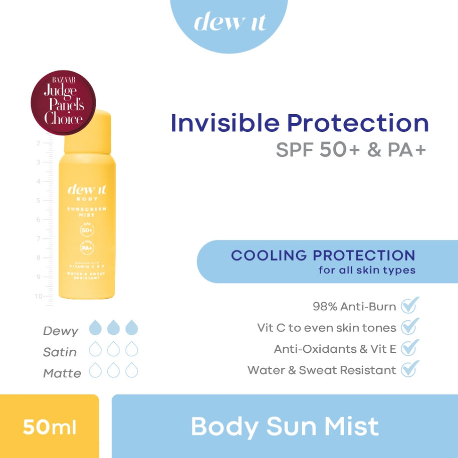 Dew It - Sunscreen Mist SPF 50+ PA+ Mini 50ml