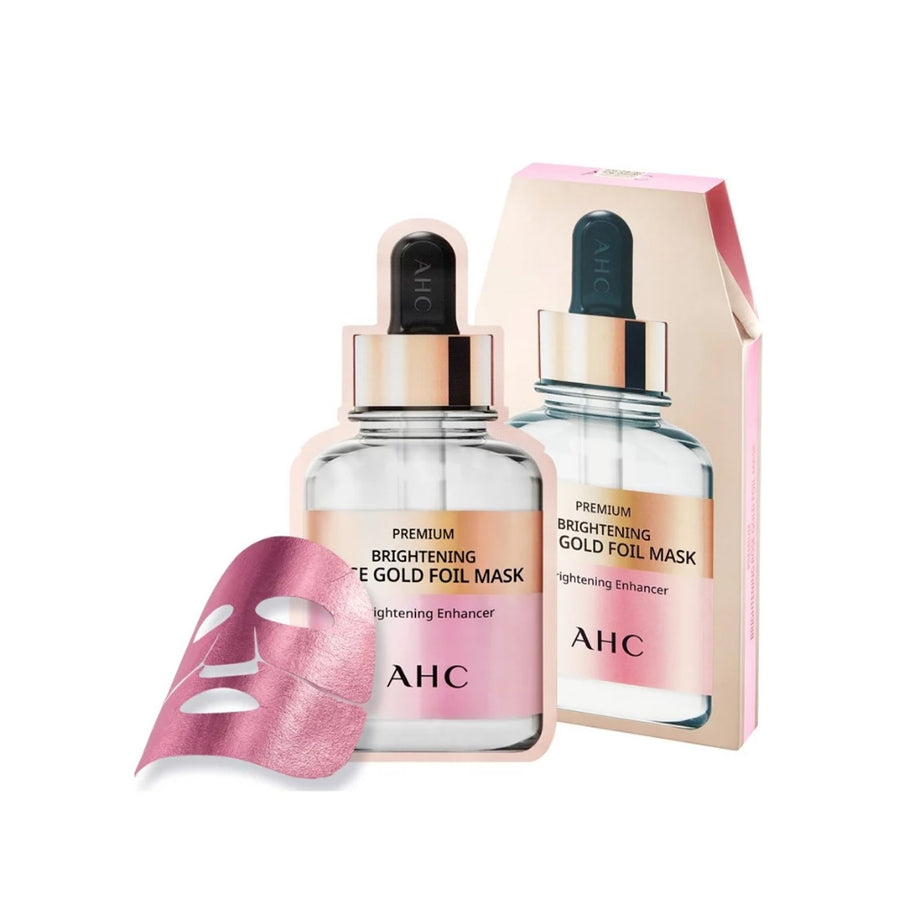 AHC Premium Brightening Rose Gold Foil Mask 25g(5 pieces)