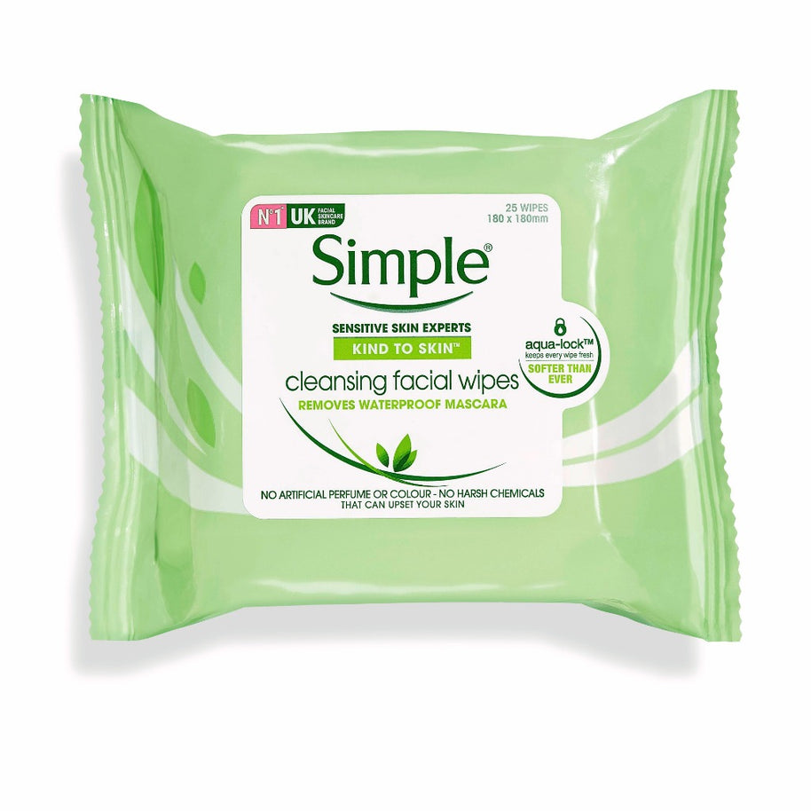 Simple Kind To Skin Cleansing Facial Wipes 25 sheets