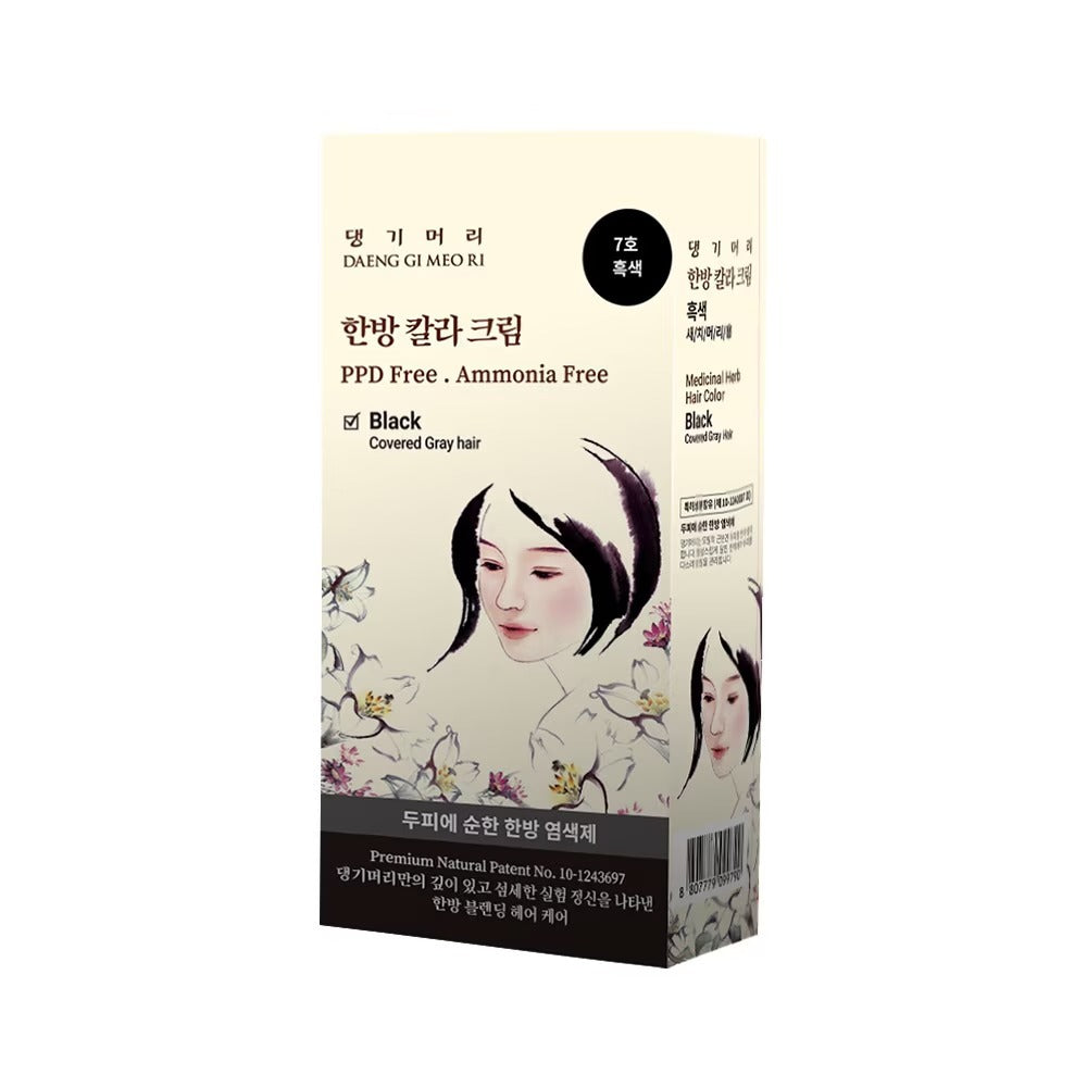 DAENG GI MEO RI Medicinal Herbal Hair Colour Black 60g