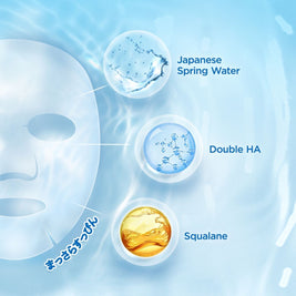 SENKA Perfect Aqua Rich Mask Extra Moist (For Dry & Dehydrated Skin) 1s